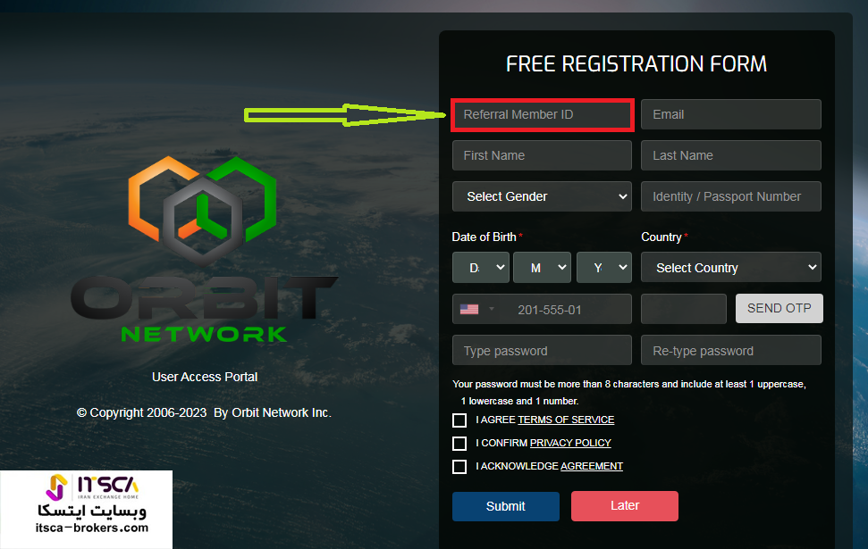 Orbit network referral code